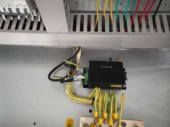 Fiber optic temperature measurement for 35KV high-voltage switchgear