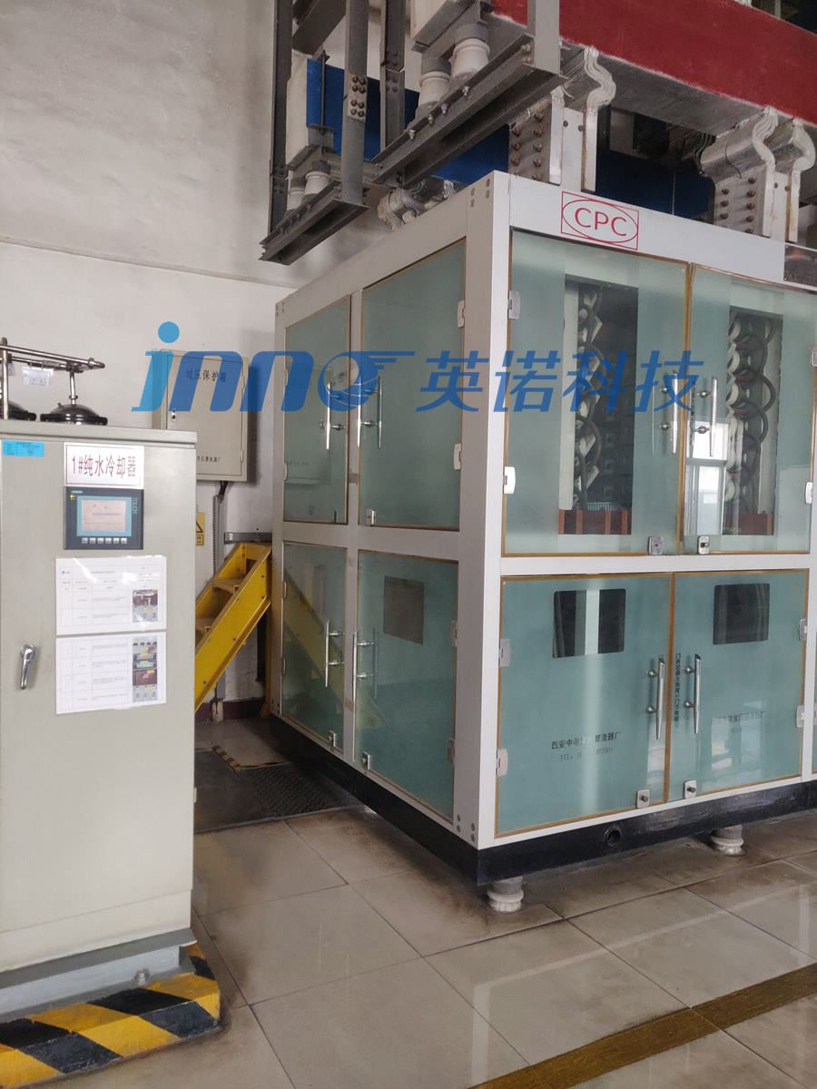 Fiber optic temperature measurement system for rectifier cabinet