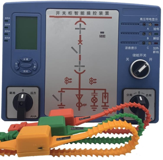 Intelligent operation control display wireless temperature measurement device for switchgear
