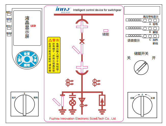 Intelligent operation control display wireless temperature measurement device for switchgear - Temperature Monitoring System - 2