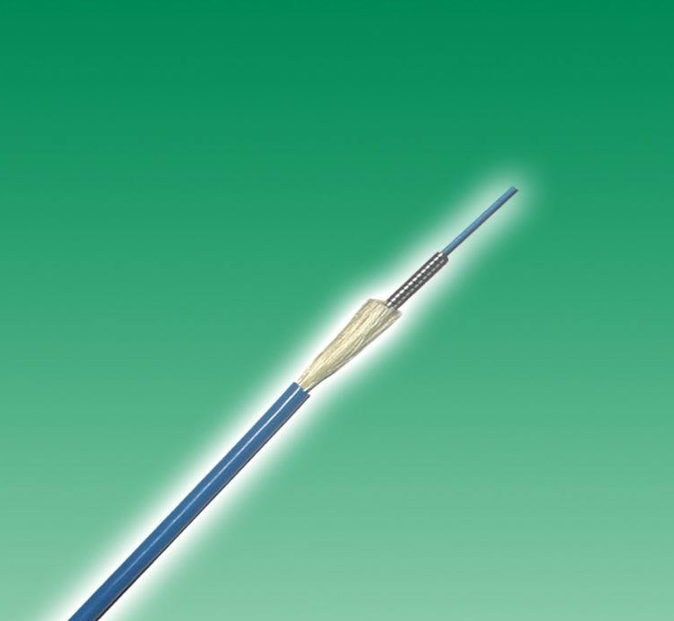 Armored single-mode temperature measuring optical fiber