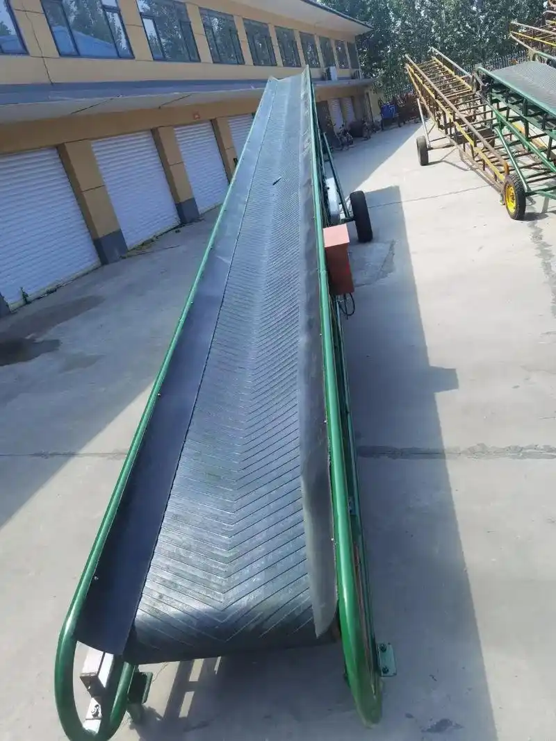 Belt conveyor temperature measurement